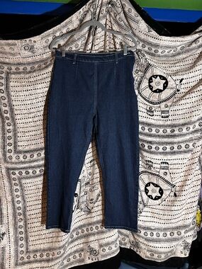 Collectif Women’s High Waisted Jeans With Side Zipper Size 10